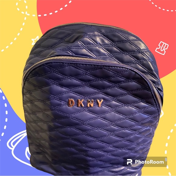 Dkny Handbags - DKNY NWOT Blue Leather backpack
